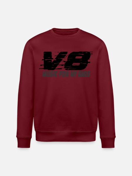 V8 - Stanley/Stella Unisex Bio-Sweatshirt ROLLER - Burgunderrot