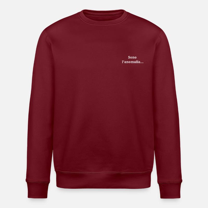They are the anomaly... 💪🏼 - Stanley/Stella ROLLER Unisex Organic Sweatshirt - burgundy