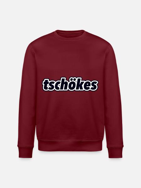 tschökes - Stanley/Stella Unisex Bio-Sweatshirt ROLLER - Burgunderrot