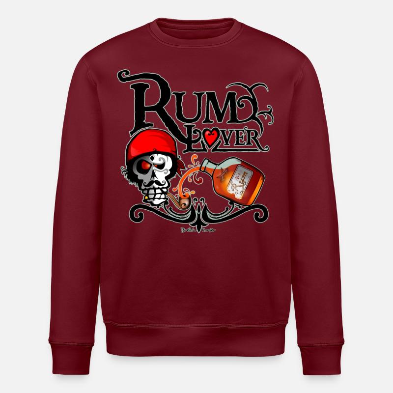 Rumliebhaber - Stanley/Stella Unisex Bio-Sweatshirt ROLLER - Burgunderrot