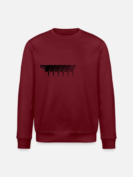 Breakdance Bboy Bgirl Breakdancer - Stanley/Stella Unisex Bio-Sweatshirt ROLLER - Burgunderrot