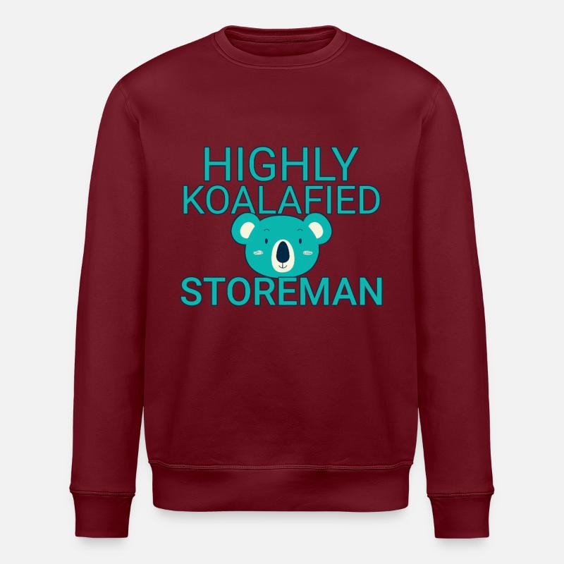 Storeman Koalafied - Sweat bio ROLLER Stanley/Stella Unisexe - bordeaux