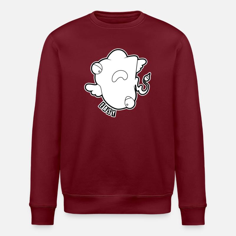 Flyguy - Stanley/Stella Unisex Bio-Sweatshirt ROLLER - Burgunderrot