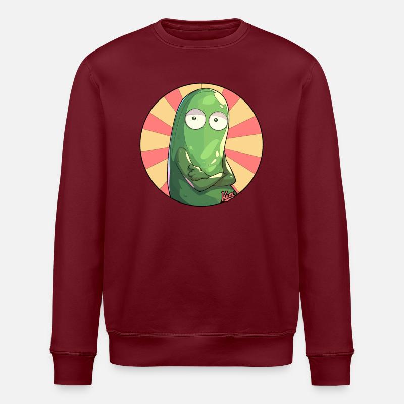 Concombre offensé - Sweat bio ROLLER Stanley/Stella Unisexe - bordeaux