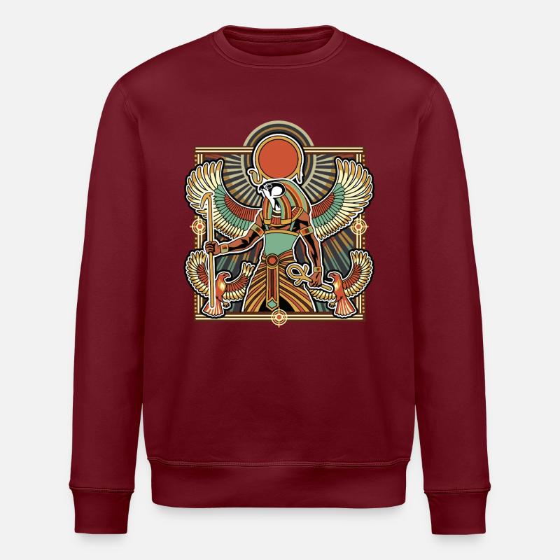 RA Dieu du Soleil ÉGYPTE - Sweat bio ROLLER Stanley/Stella Unisexe - bordeaux