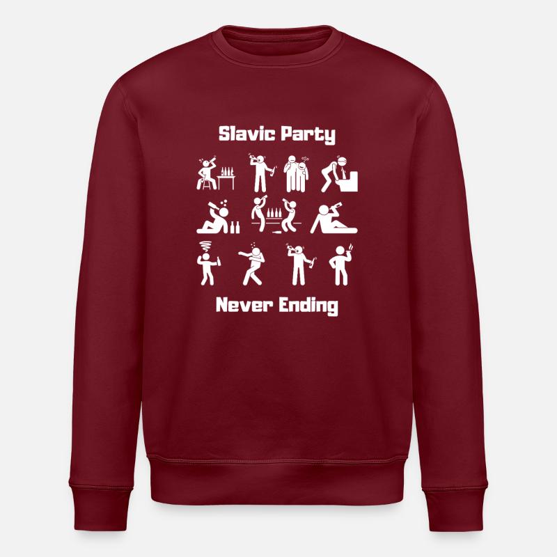 Parti slave - Sweat bio ROLLER Stanley/Stella Unisexe - bordeaux