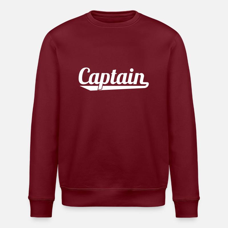 Capitaine - Sweat bio ROLLER Stanley/Stella Unisexe - bordeaux
