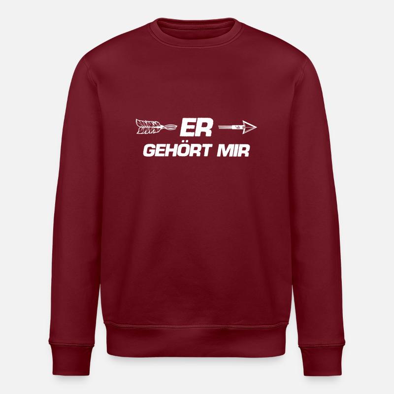 Il est à moi - Sweat bio ROLLER Stanley/Stella Unisexe - bordeaux