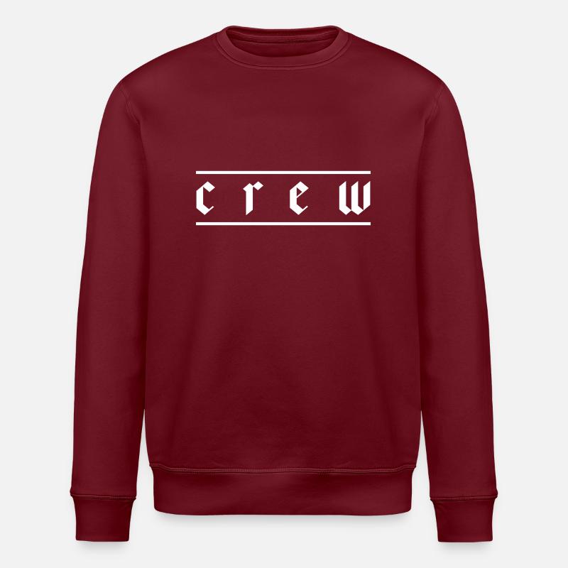Crew - Stanley/Stella Unisex Bio-Sweatshirt ROLLER - Burgunderrot