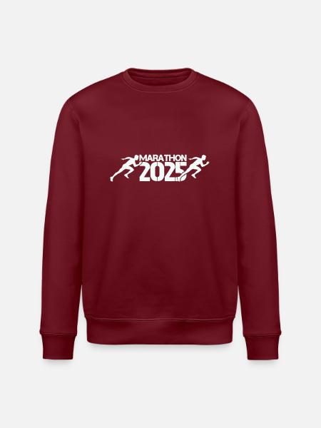 Marathon 2025 - Stanley/Stella Unisex Bio-Sweatshirt ROLLER - Burgunderrot