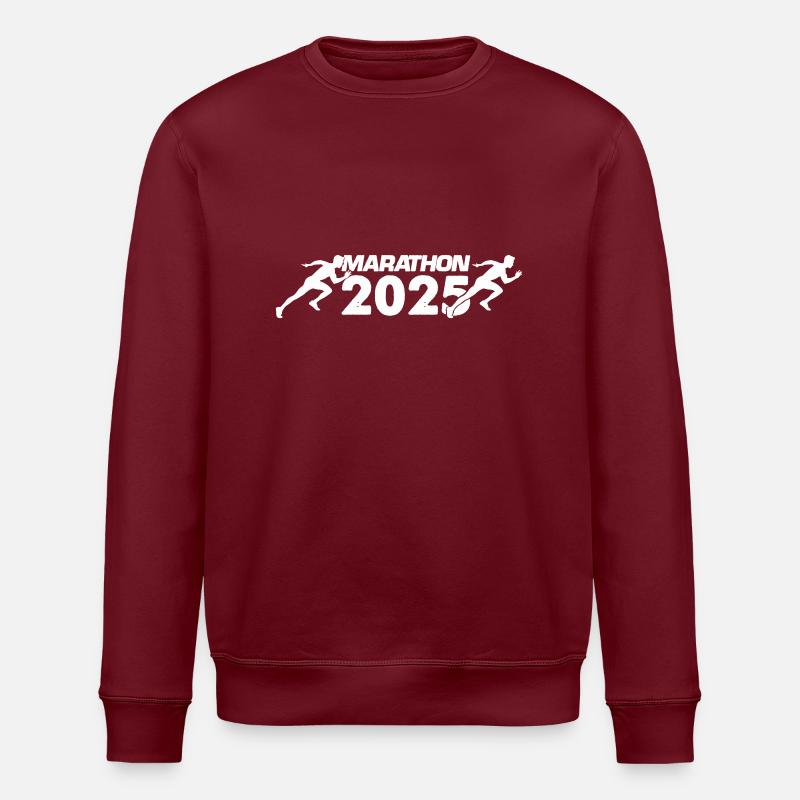 Marathon 2025 - Sweat bio ROLLER Stanley/Stella Unisexe - bordeaux