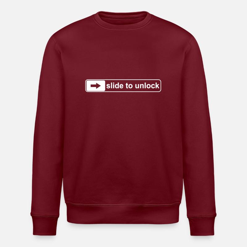 slide to unlock - Stanley/Stella Unisex Bio-Sweatshirt ROLLER - Burgunderrot