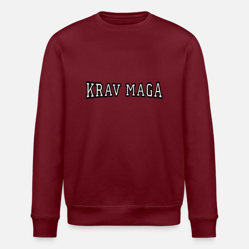 Krav Maga - Stanley/Stella Unisex Bio-Sweatshirt ROLLER - Burgunderrot