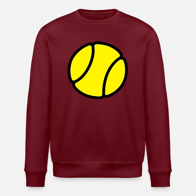 Tennisball - Stanley/Stella Unisex Bio-Sweatshirt ROLLER - Burgunderrot
