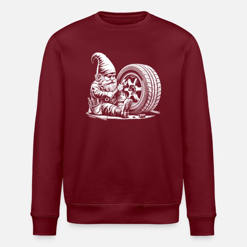 Automechaniker - Stanley/Stella Unisex Bio-Sweatshirt ROLLER - Burgunderrot