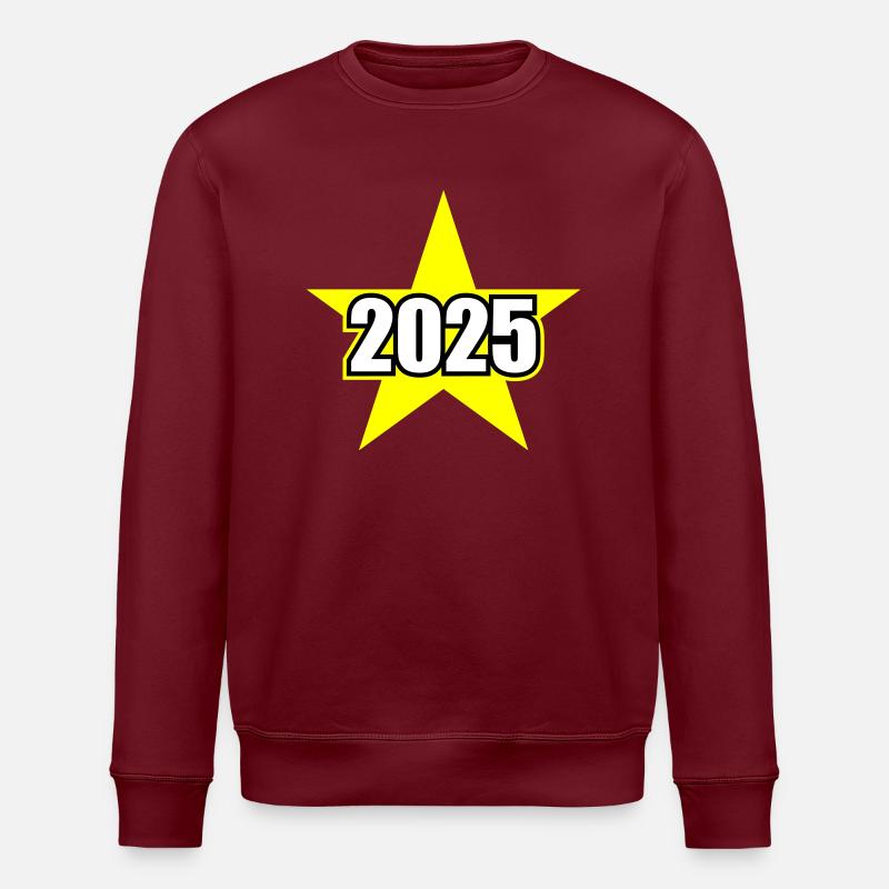 2025 Stern - Stanley/Stella Unisex Bio-Sweatshirt ROLLER - Burgunderrot