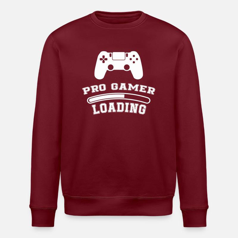Pro Gamer Loading - Stanley/Stella ROLLER Unisex Organic Sweatshirt - burgundy