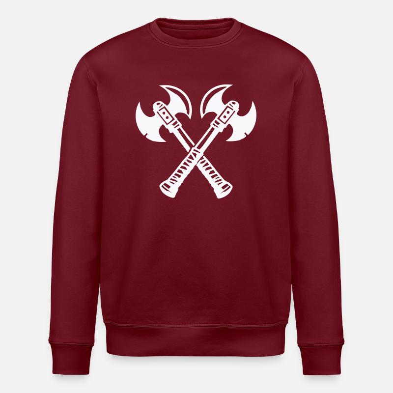 Hache 2 - Sweat bio ROLLER Stanley/Stella Unisexe - bordeaux