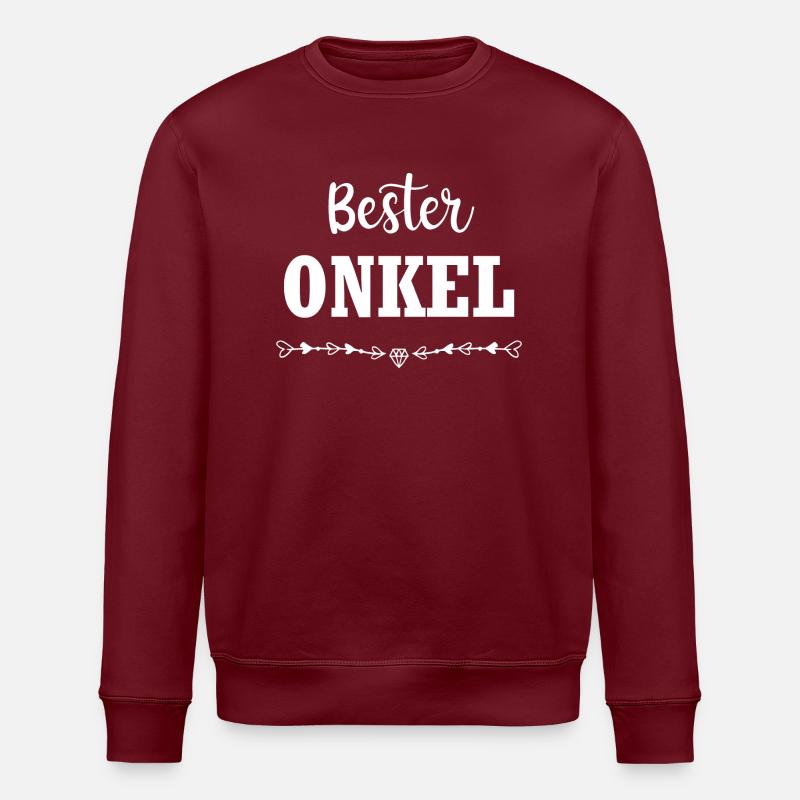 Best Uncle - Stanley/Stella ROLLER Unisex Organic Sweatshirt - burgundy