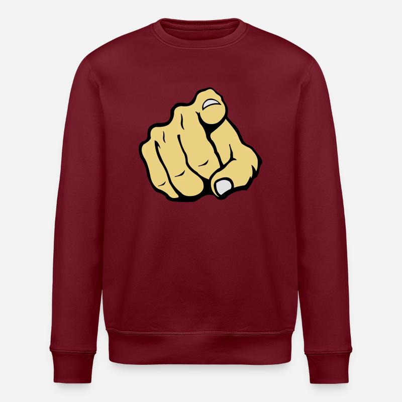 hand_you_2 - Sweat bio ROLLER Stanley/Stella Unisexe - bordeaux