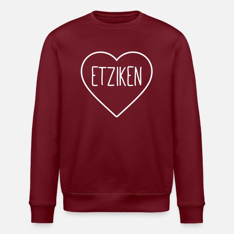 Etziken Solothurn Gift Etziken - Sweat bio ROLLER Stanley/Stella Unisexe - bordeaux