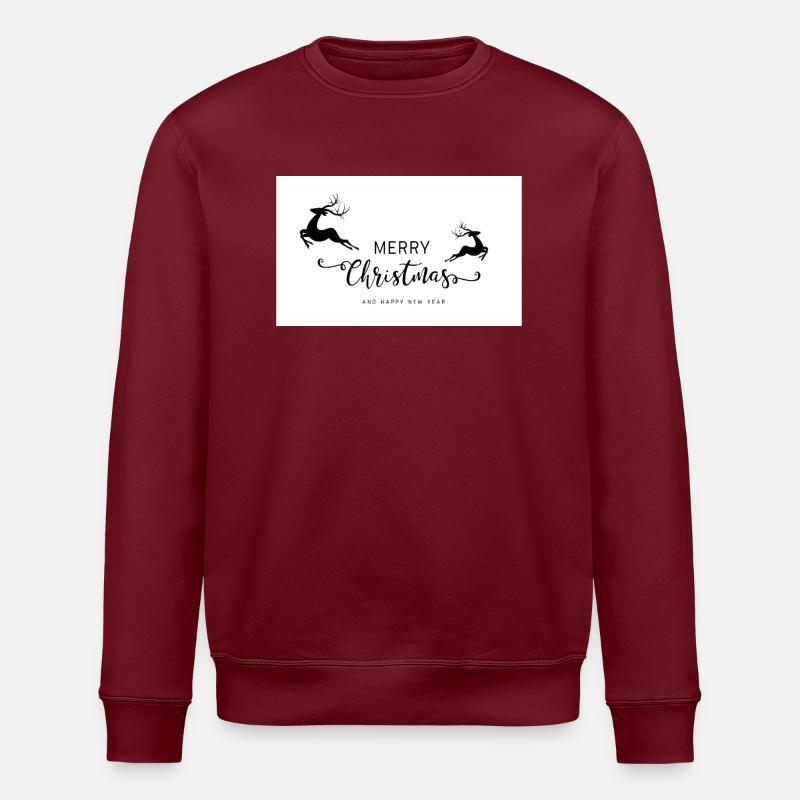 Noël - Sweat bio ROLLER Stanley/Stella Unisexe - bordeaux