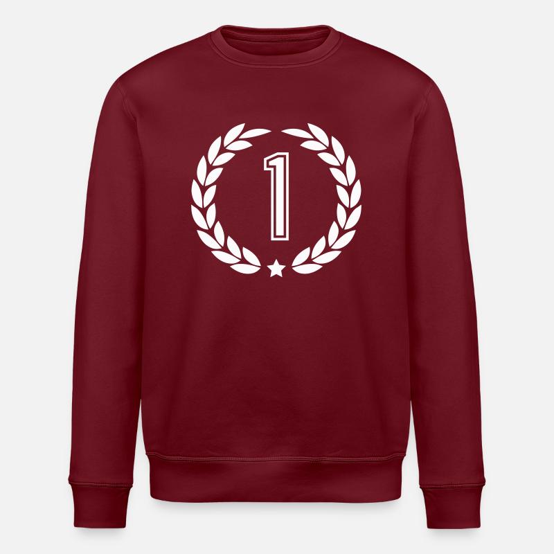 lorbeerkranz 1 - Stanley/Stella Unisex Bio-Sweatshirt ROLLER - Burgunderrot