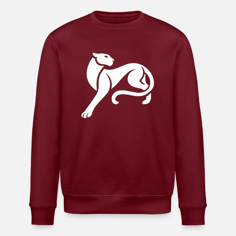 panther - Stanley/Stella ROLLER Unisex Organic Sweatshirt - burgundy