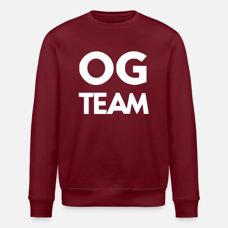 OG-Team - Stanley/Stella Unisex Bio-Sweatshirt ROLLER - Burgunderrot