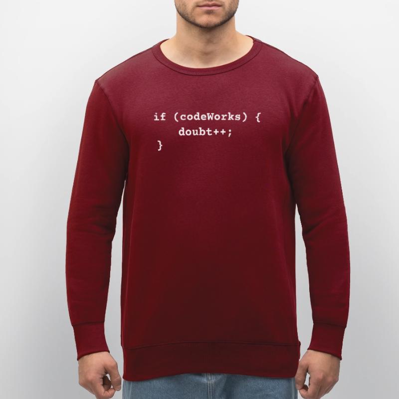 Funny Programmer T-Shirt Humor Coding Funny Python Stanley/Stella ROLLER Unisex Organic Sweatshirt