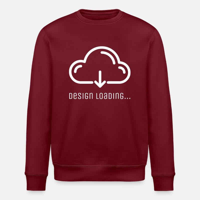 Design Loading - Stanley/Stella ROLLER Unisex Organic Sweatshirt - burgundy