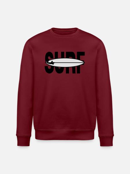 Surf - Sweat bio ROLLER Stanley/Stella Unisexe - bordeaux