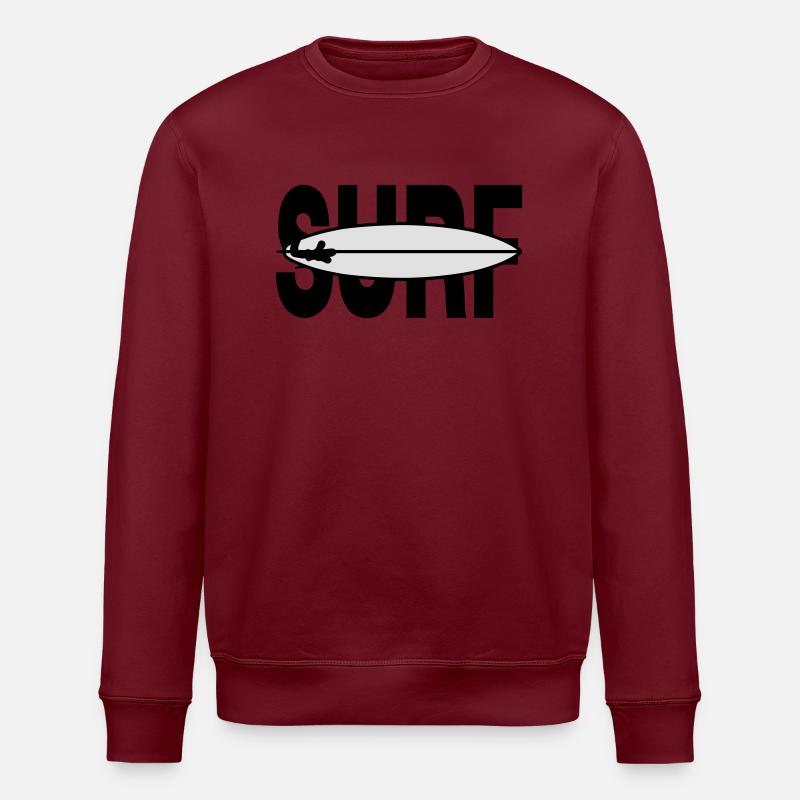 Surf - Sweat bio ROLLER Stanley/Stella Unisexe - bordeaux