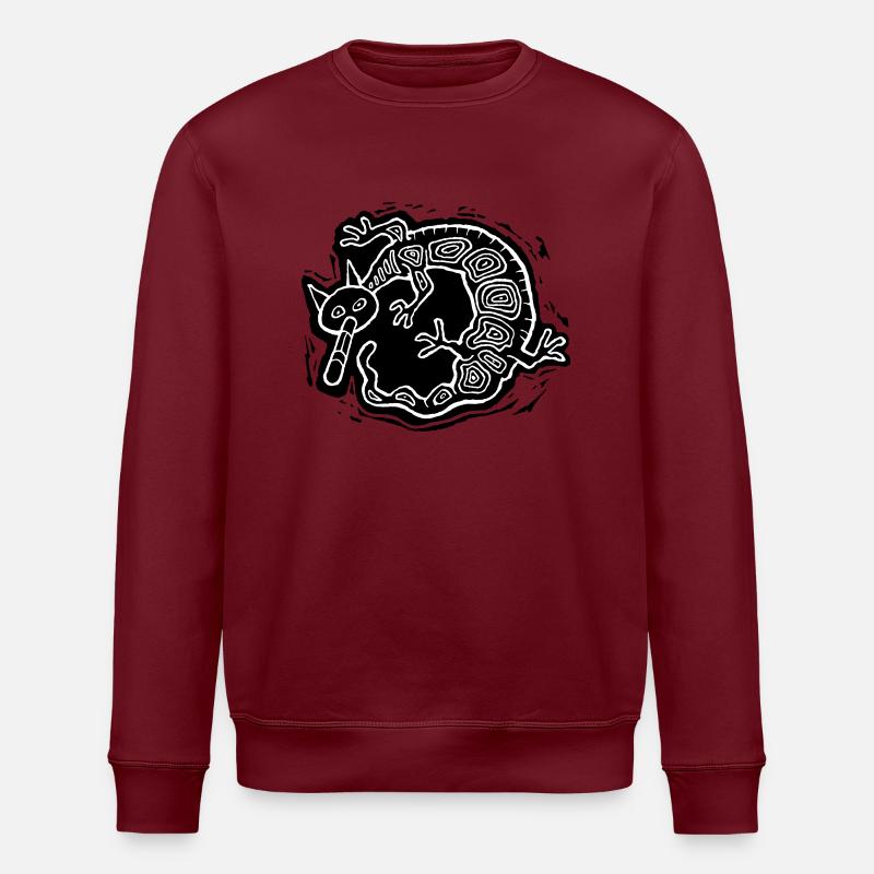 Chimerion blanc - Sweat bio ROLLER Stanley/Stella Unisexe - bordeaux