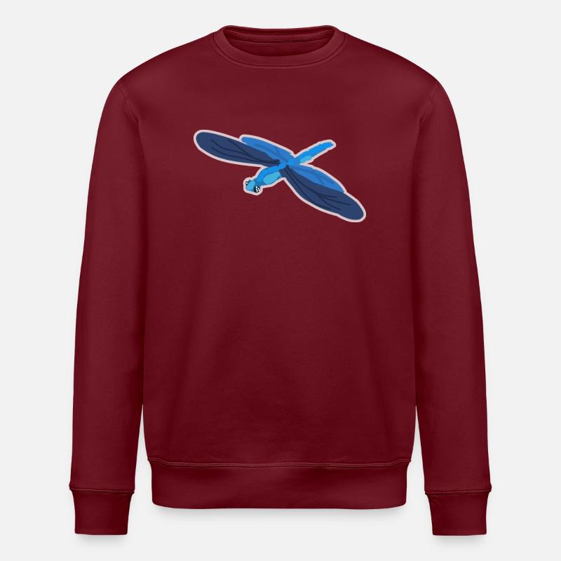 Libelle - Stanley/Stella Unisex Bio-Sweatshirt ROLLER - Burgunderrot