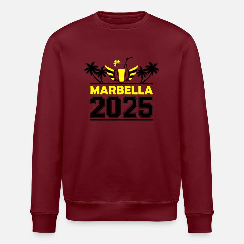 Marbella 2025 - Stanley/Stella ROLLER Unisex Organic Sweatshirt - burgundy