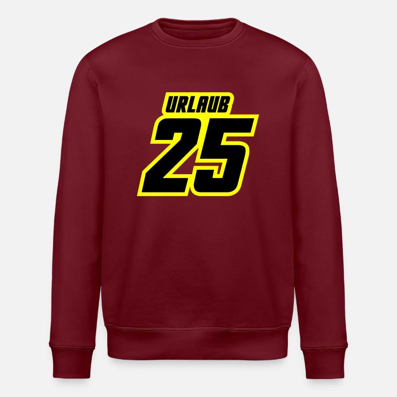 Maillot vacances 2025 - Sweat bio ROLLER Stanley/Stella Unisexe - bordeaux