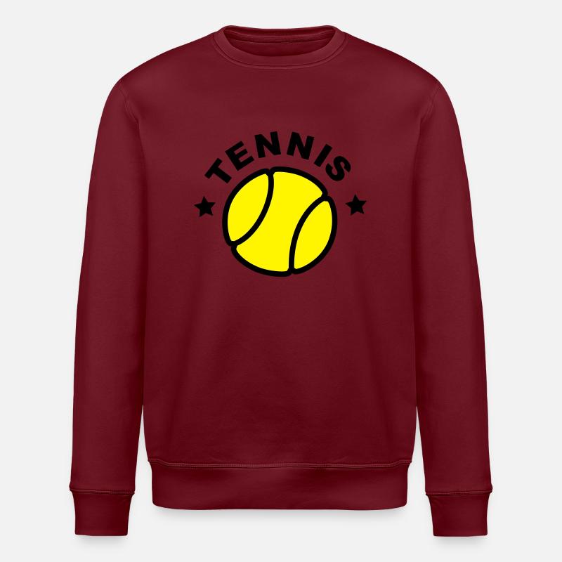 tennis - Stanley/Stella Unisex Bio-Sweatshirt ROLLER - Burgunderrot
