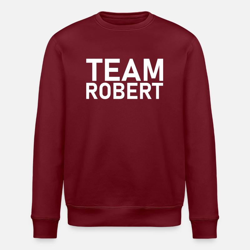 team robert weiß - Stanley/Stella Unisex Bio-Sweatshirt ROLLER - Burgunderrot