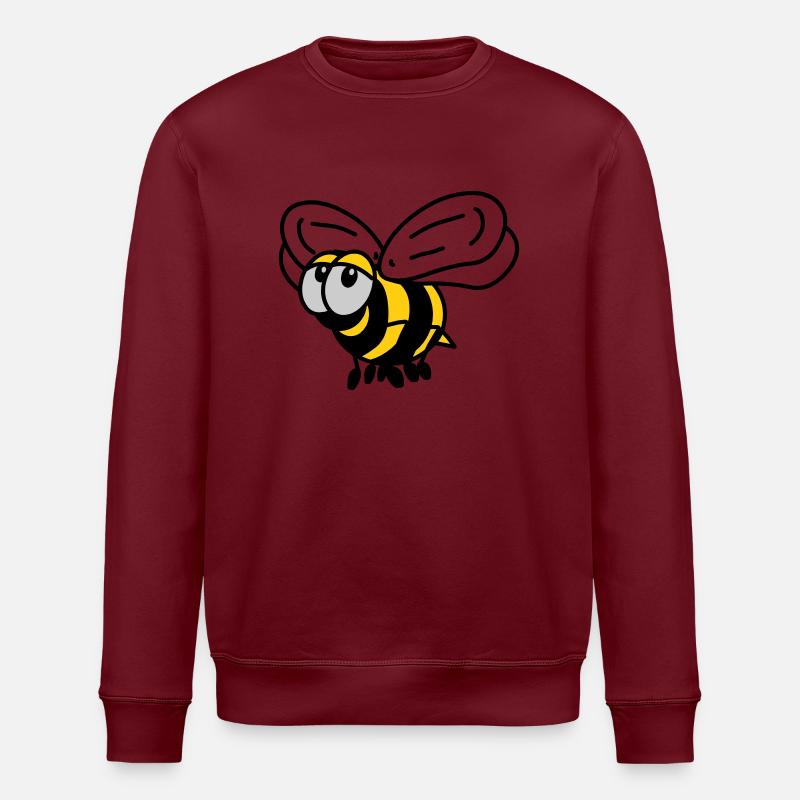Abeille - Sweat bio ROLLER Stanley/Stella Unisexe - bordeaux