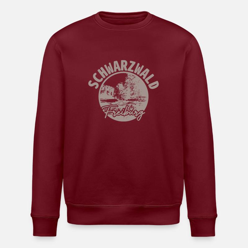 SCHWARZBALD-FREIBURG - Stanley/Stella Unisex Bio-Sweatshirt ROLLER - Burgunderrot