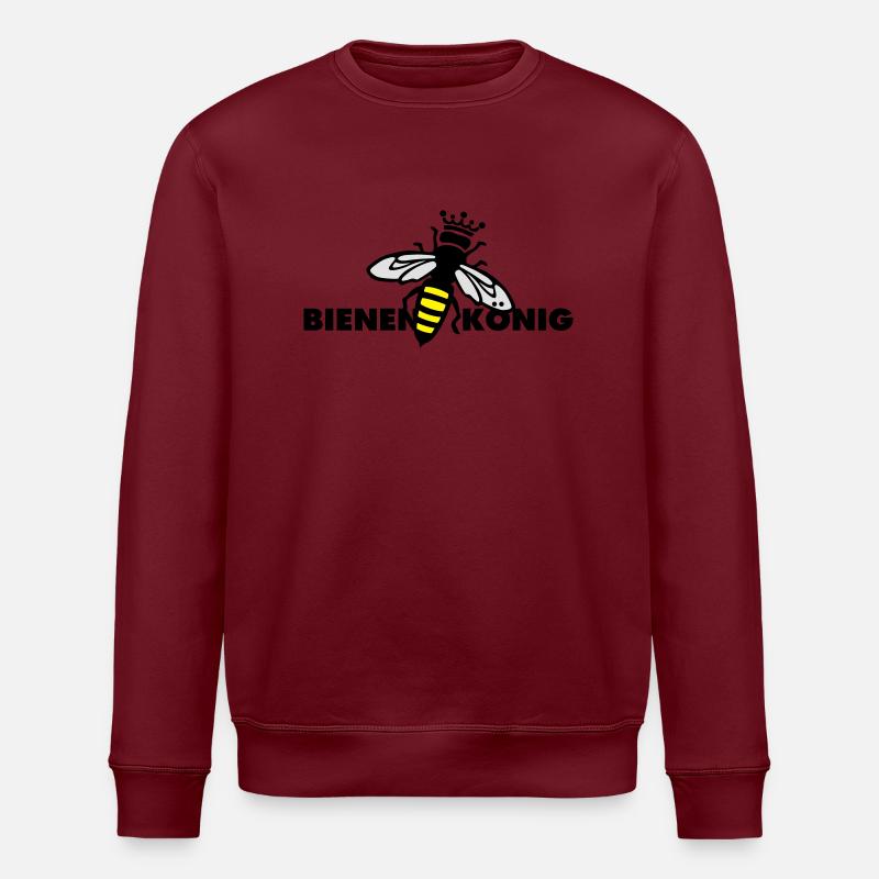 abeille royale - Sweat bio ROLLER Stanley/Stella Unisexe - bordeaux