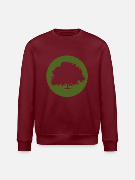 Baum - Stanley/Stella Unisex Bio-Sweatshirt ROLLER - Burgunderrot