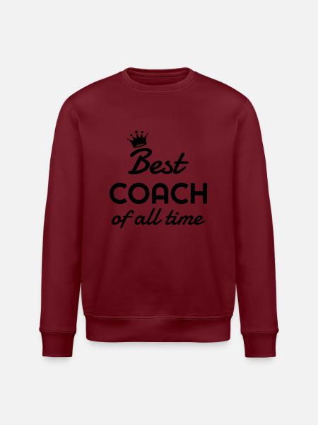 Coach / Coaching / Trainer / Sport - Stanley/Stella Unisex Bio-Sweatshirt ROLLER - Burgunderrot