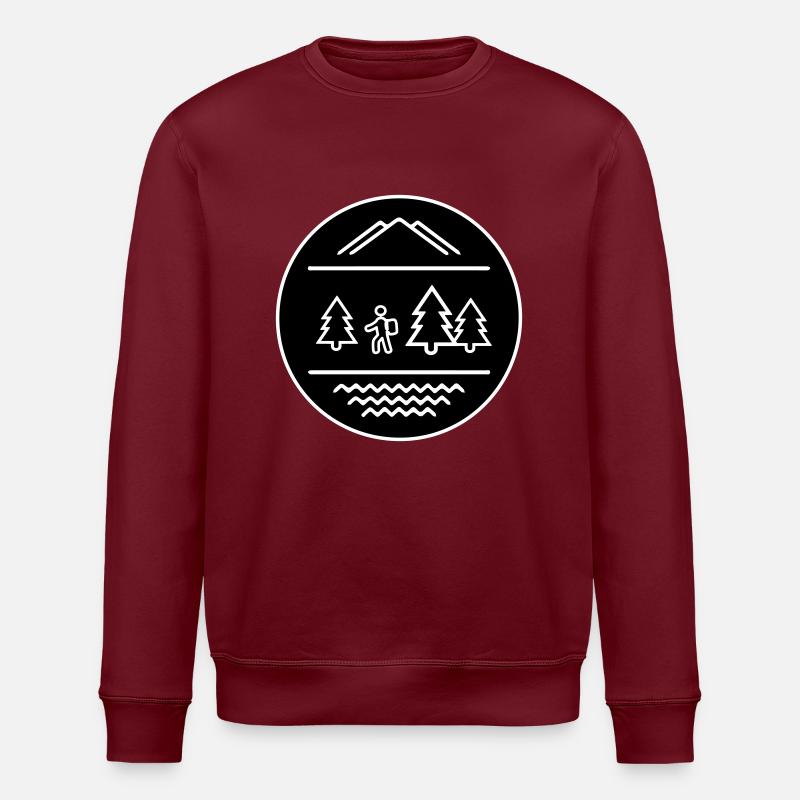 wander - Stanley/Stella ROLLER Unisex Organic Sweatshirt - burgundy