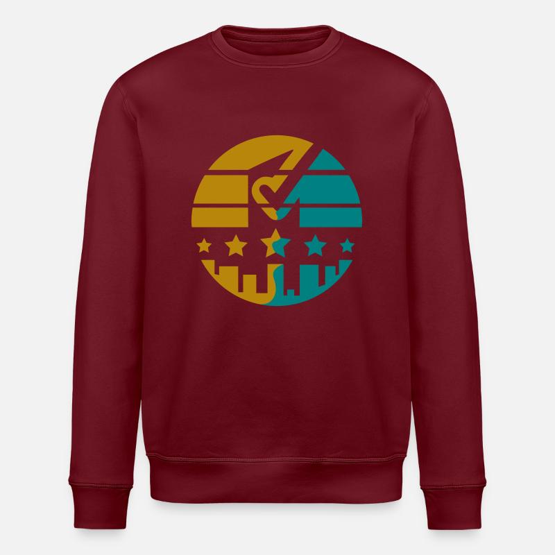 Étoiles d'approbation - Une perspective moderne - Sweat bio ROLLER Stanley/Stella Unisexe - bordeaux