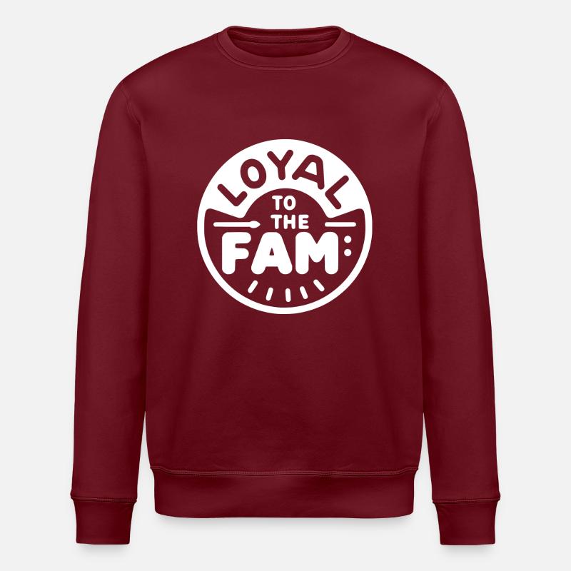 Fidèle à la famille - Sweat bio ROLLER Stanley/Stella Unisexe - bordeaux