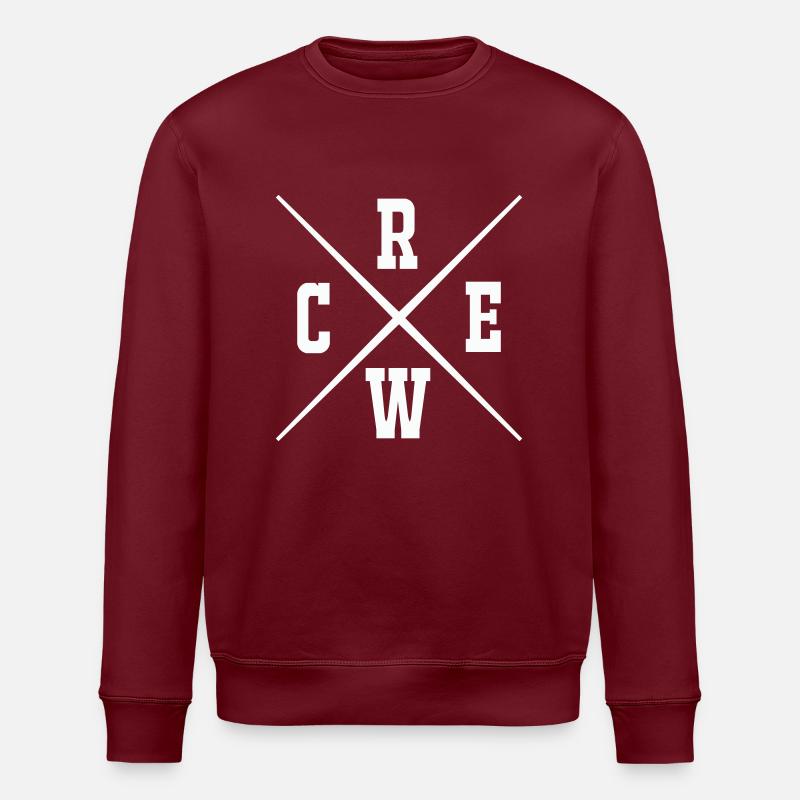 crew - Stanley/Stella Unisex Bio-Sweatshirt ROLLER - Burgunderrot