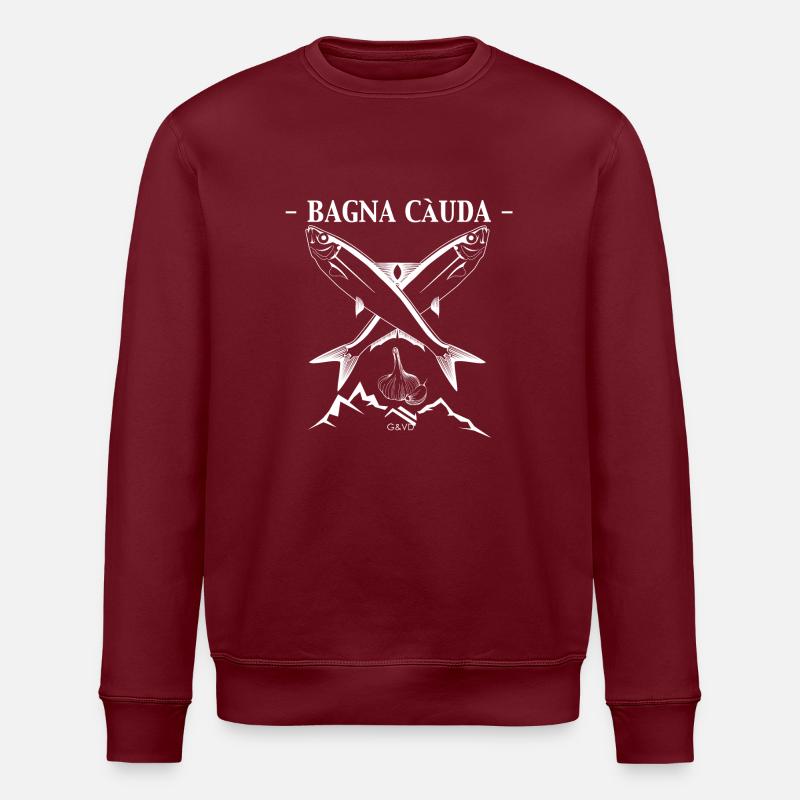 Bagna cauda - Sweat bio ROLLER Stanley/Stella Unisexe - bordeaux