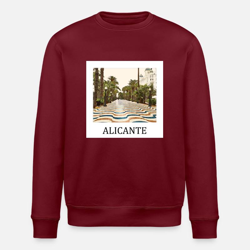 Alicante - Stanley/Stella Unisex Bio-Sweatshirt ROLLER - Burgunderrot